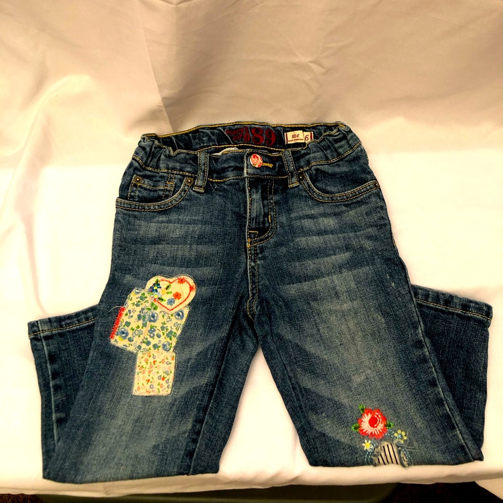 Children’s Place denim petal pushers. Size 6